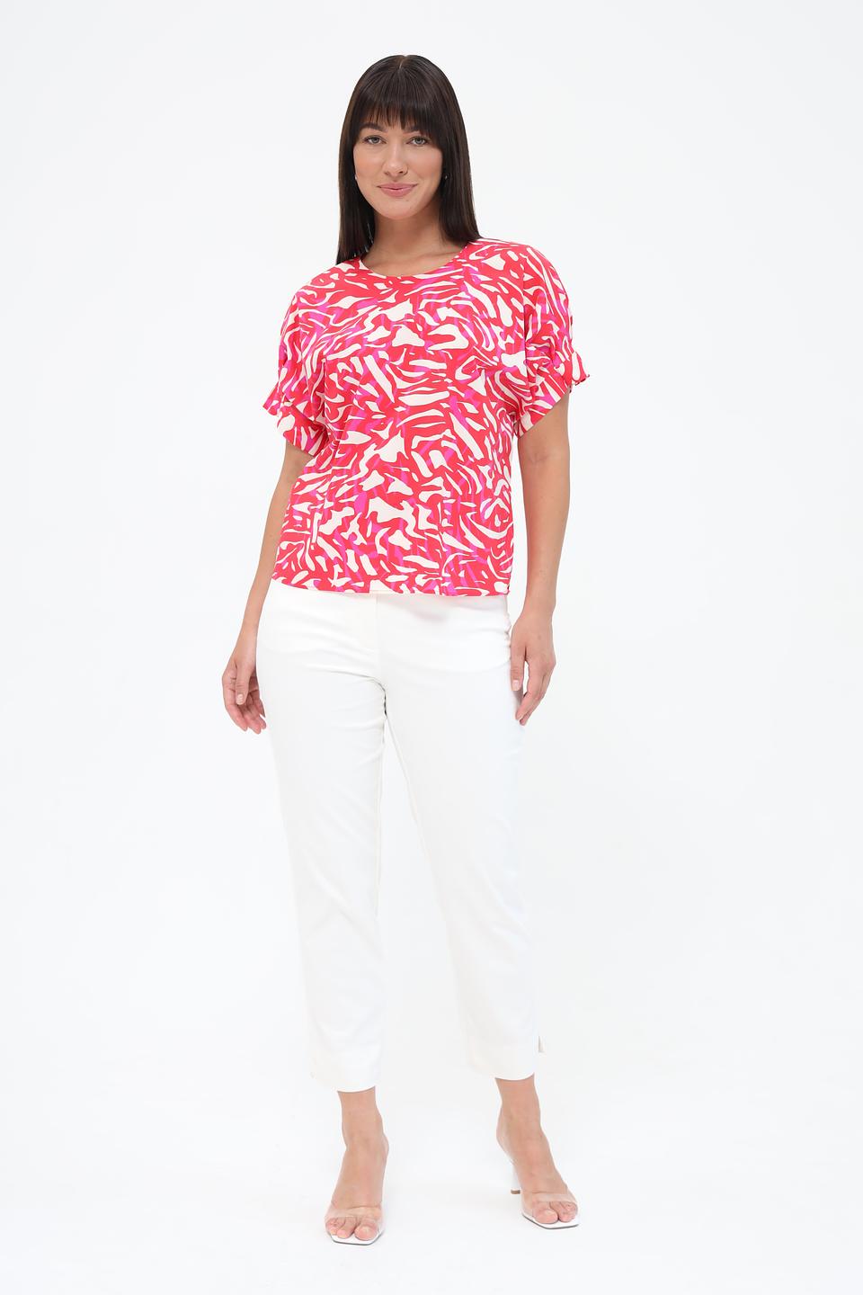 Блуза Taifun с принтом