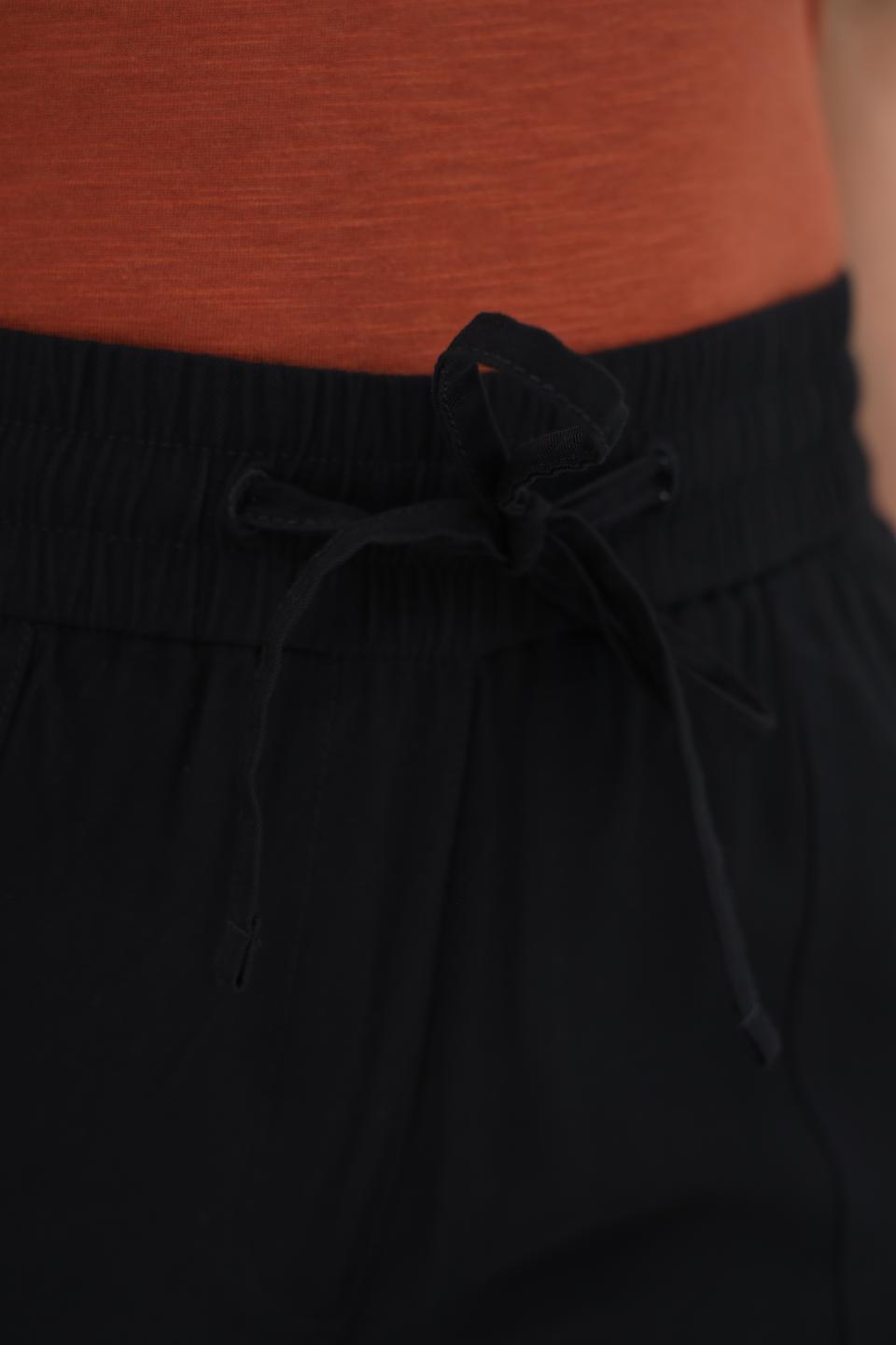 Брюки Gerry Weber чёрные с завязками