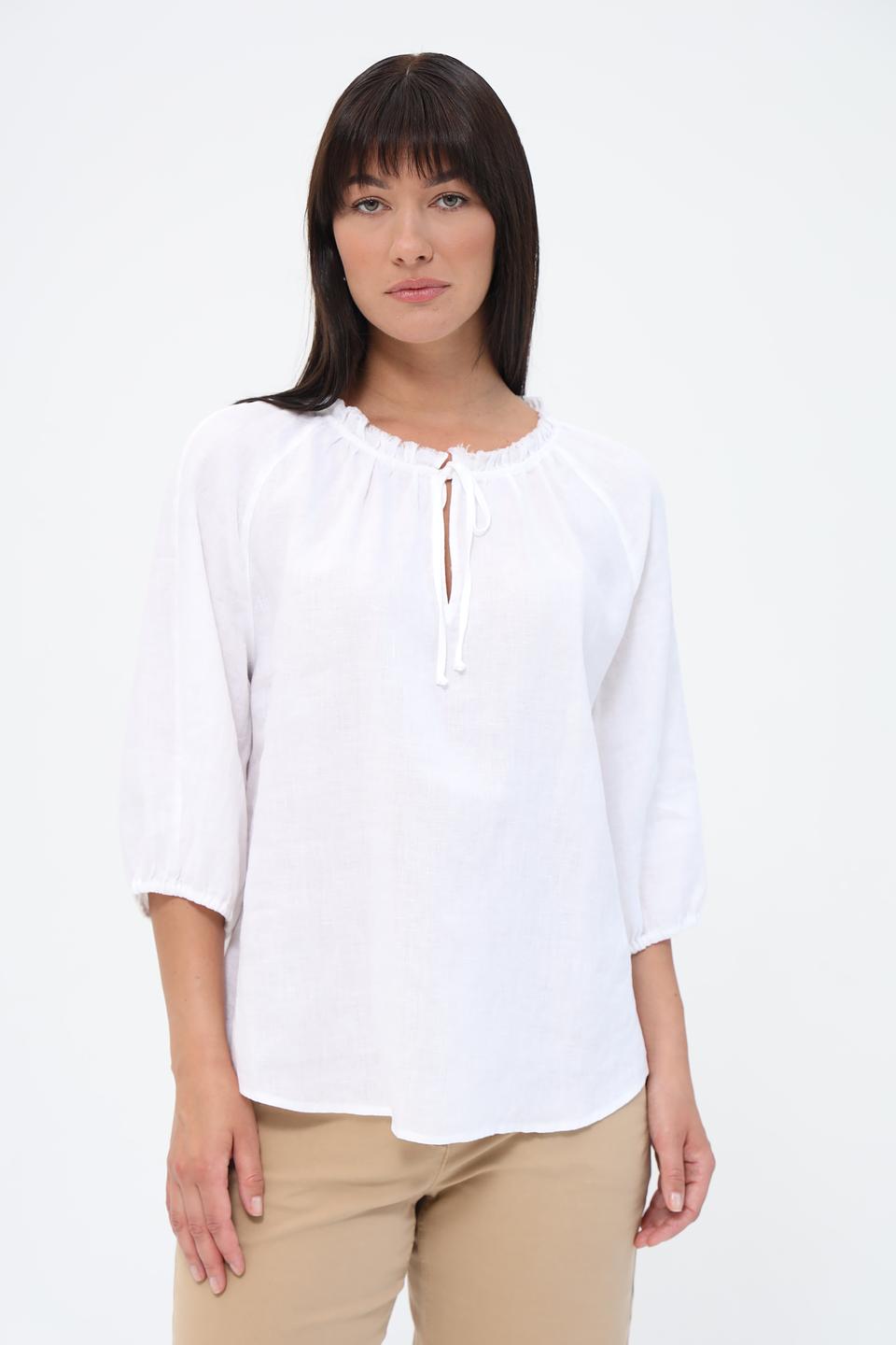 Блуза Gerry Weber EDITION белая с завязками