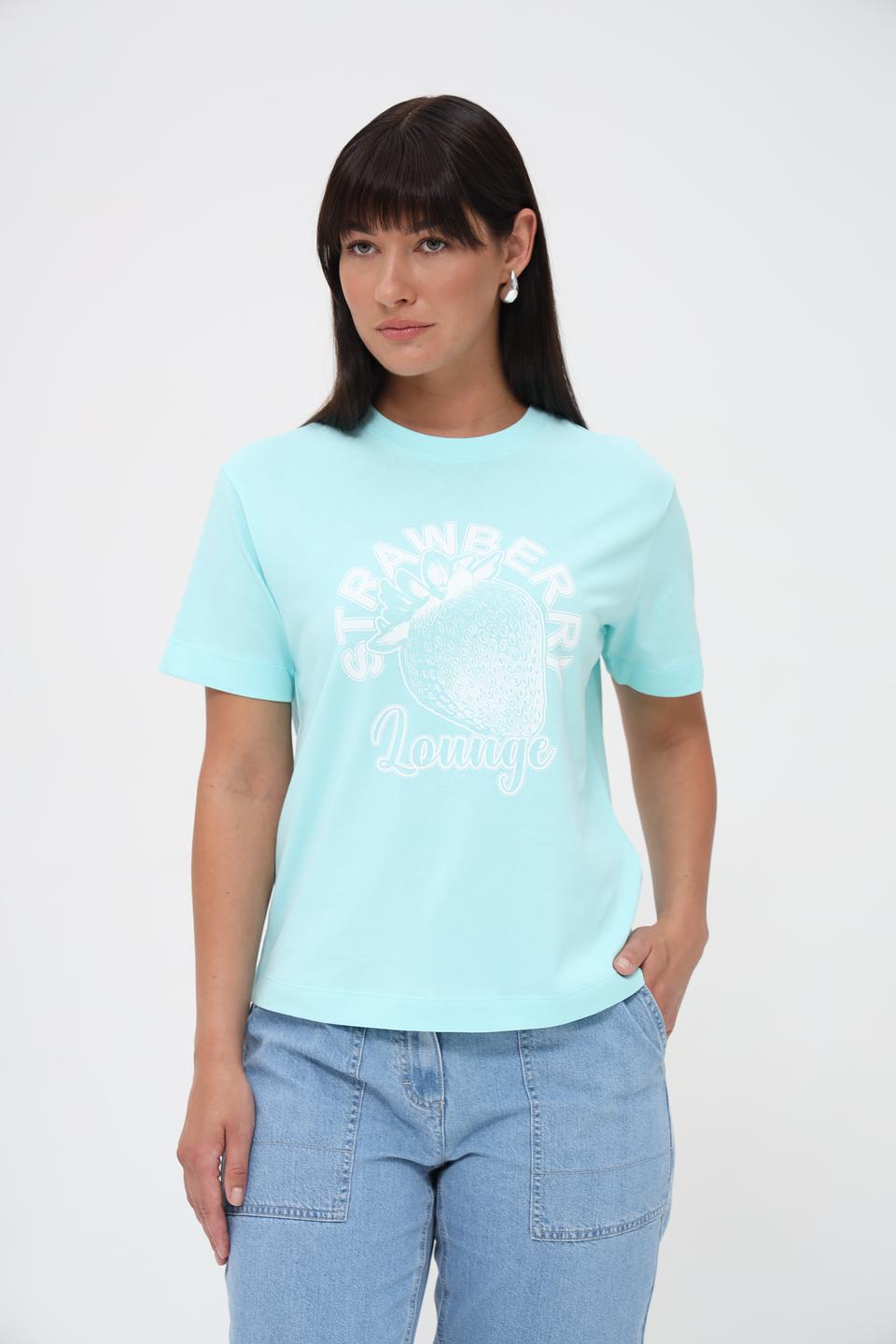 Футболка Gerry Weber Strawberry Lounge мятная