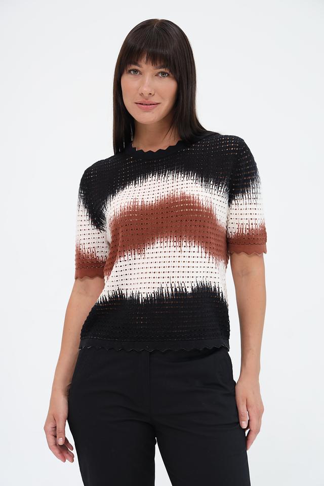 Пуловер Taifun в полоску