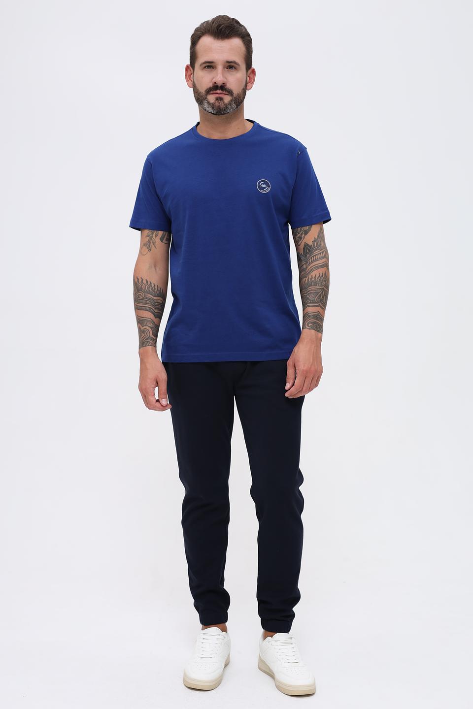 Футболка Granchio синяя с логотипом