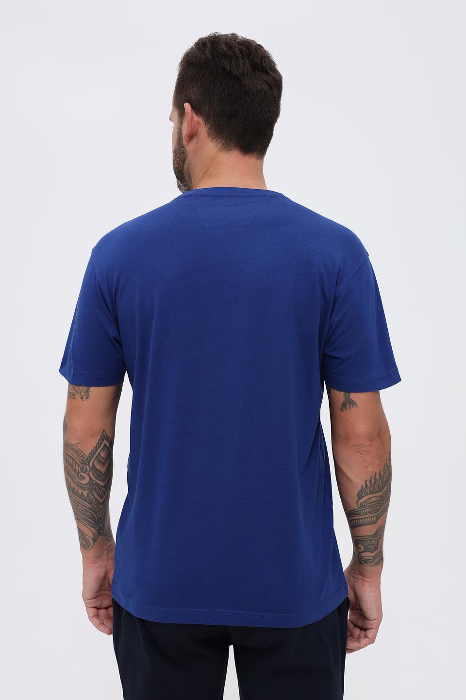 Футболка Granchio синяя с логотипом