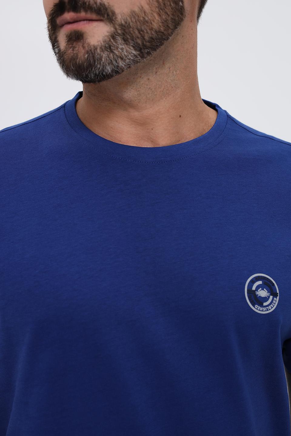 Футболка Granchio синяя с логотипом