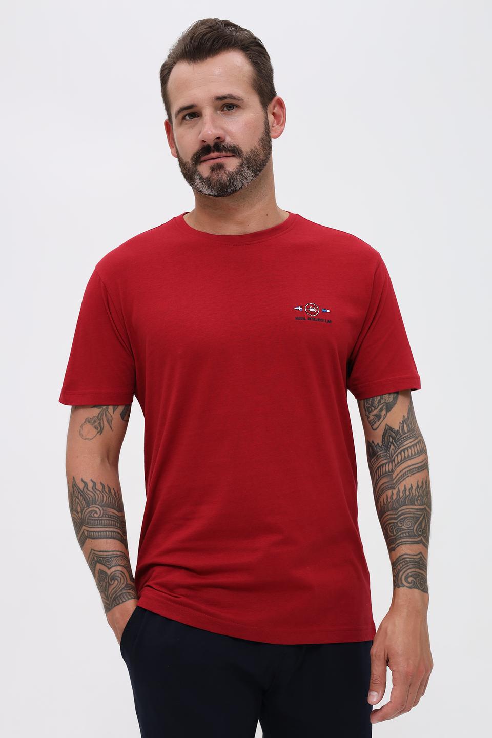 Футболка Granchio с логотипом красный