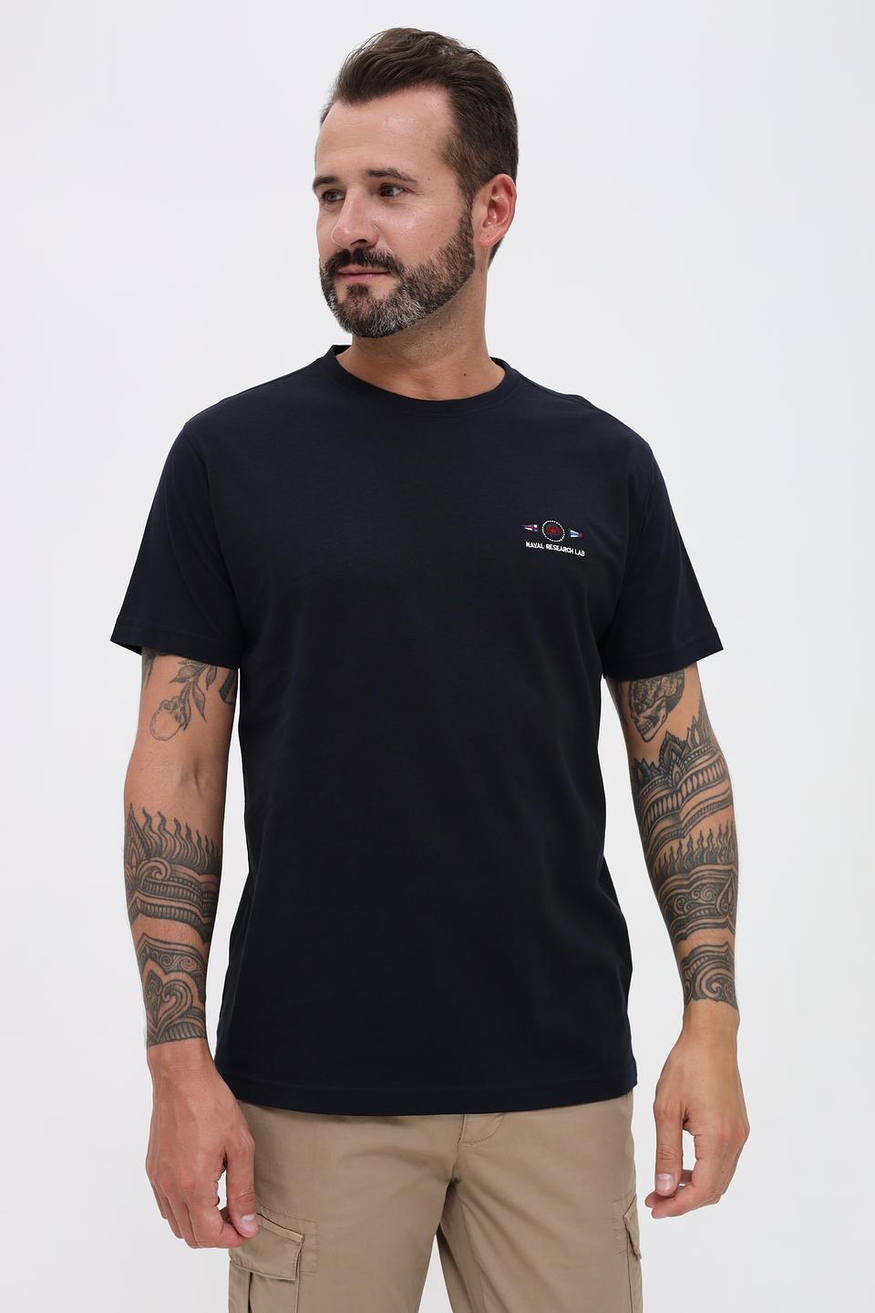 Футболка Granchio с логотипом чёрная