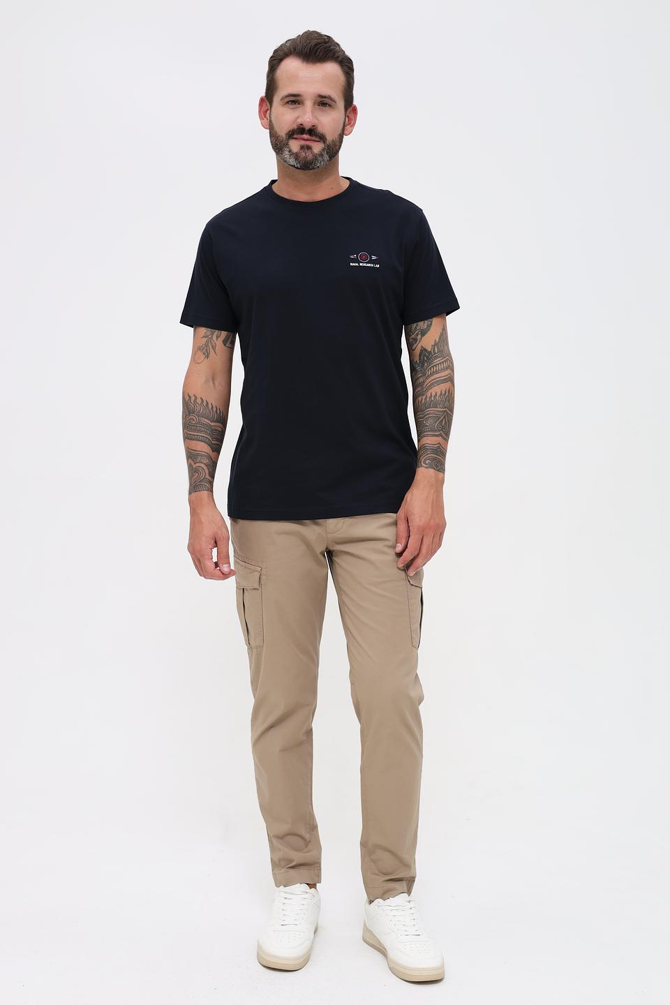 Футболка Granchio с логотипом чёрная