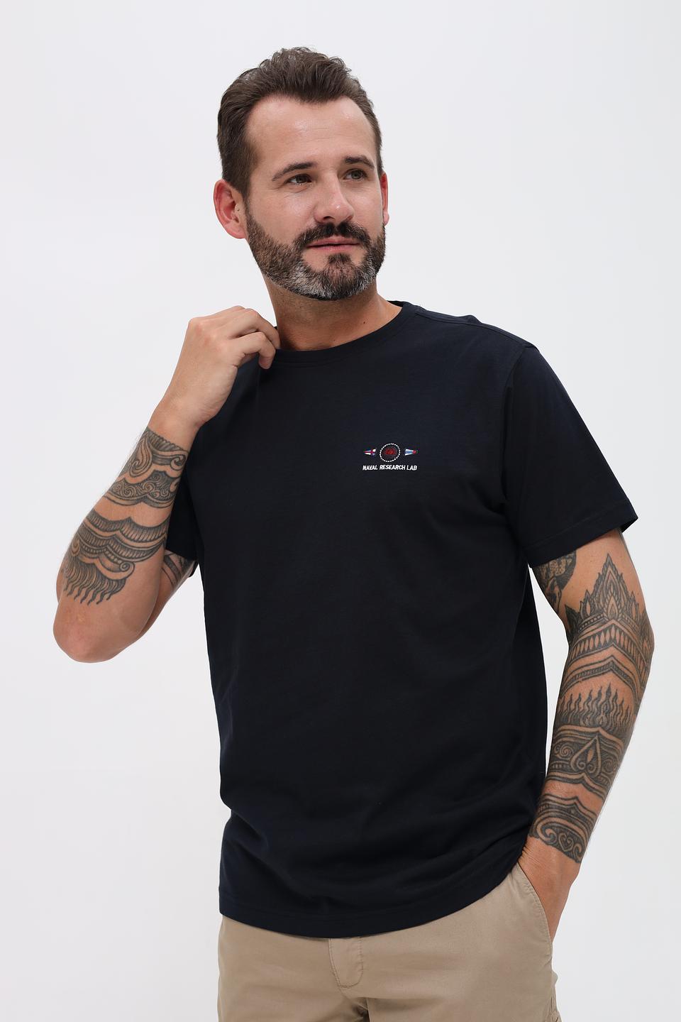 Футболка Granchio с логотипом чёрная