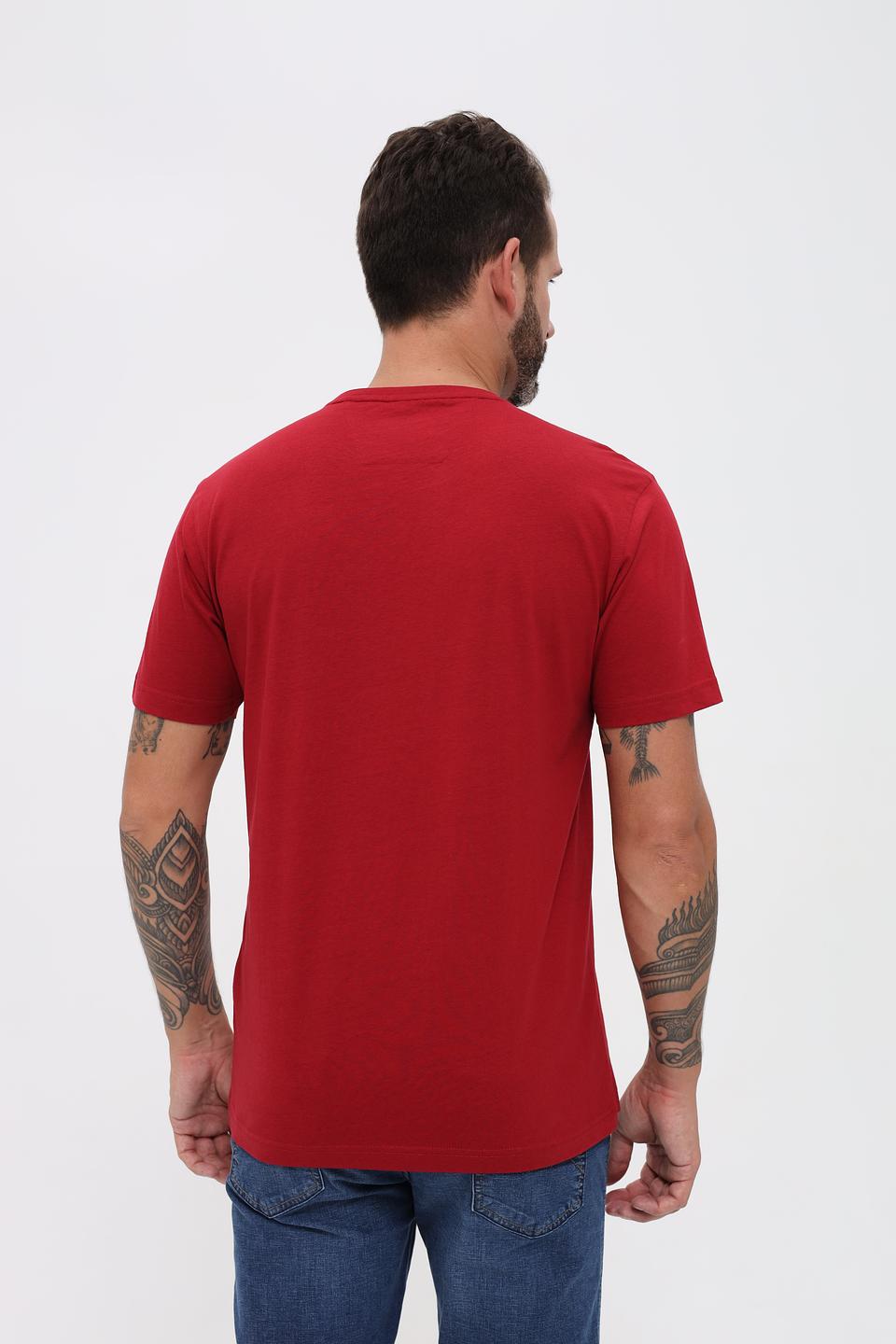 Футболка Granchio с компасом бордовый