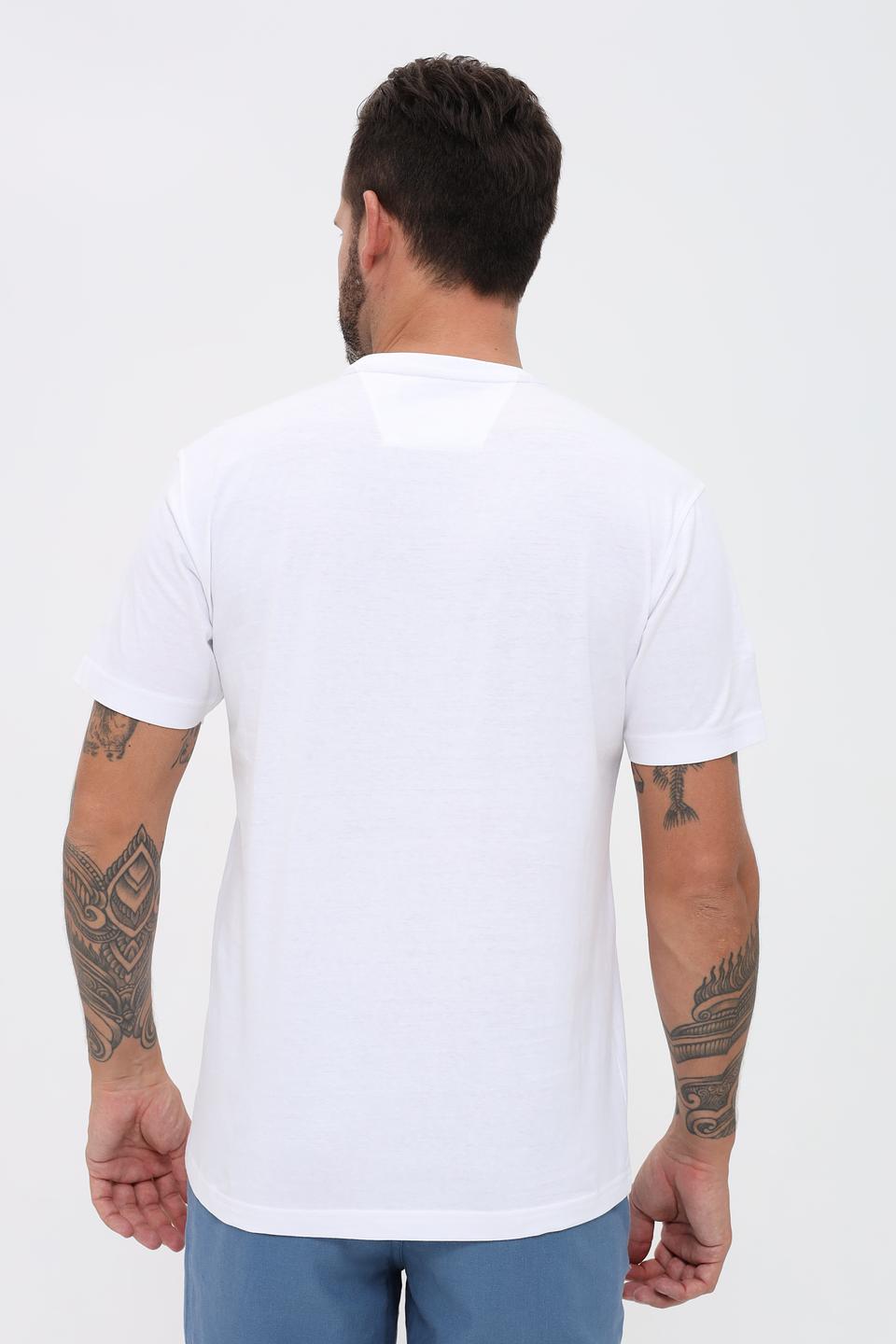 Футболка Granchio с полоской белый