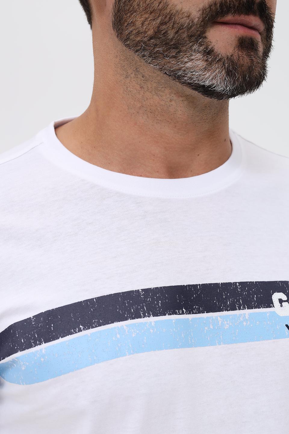 Футболка Granchio с полоской белый