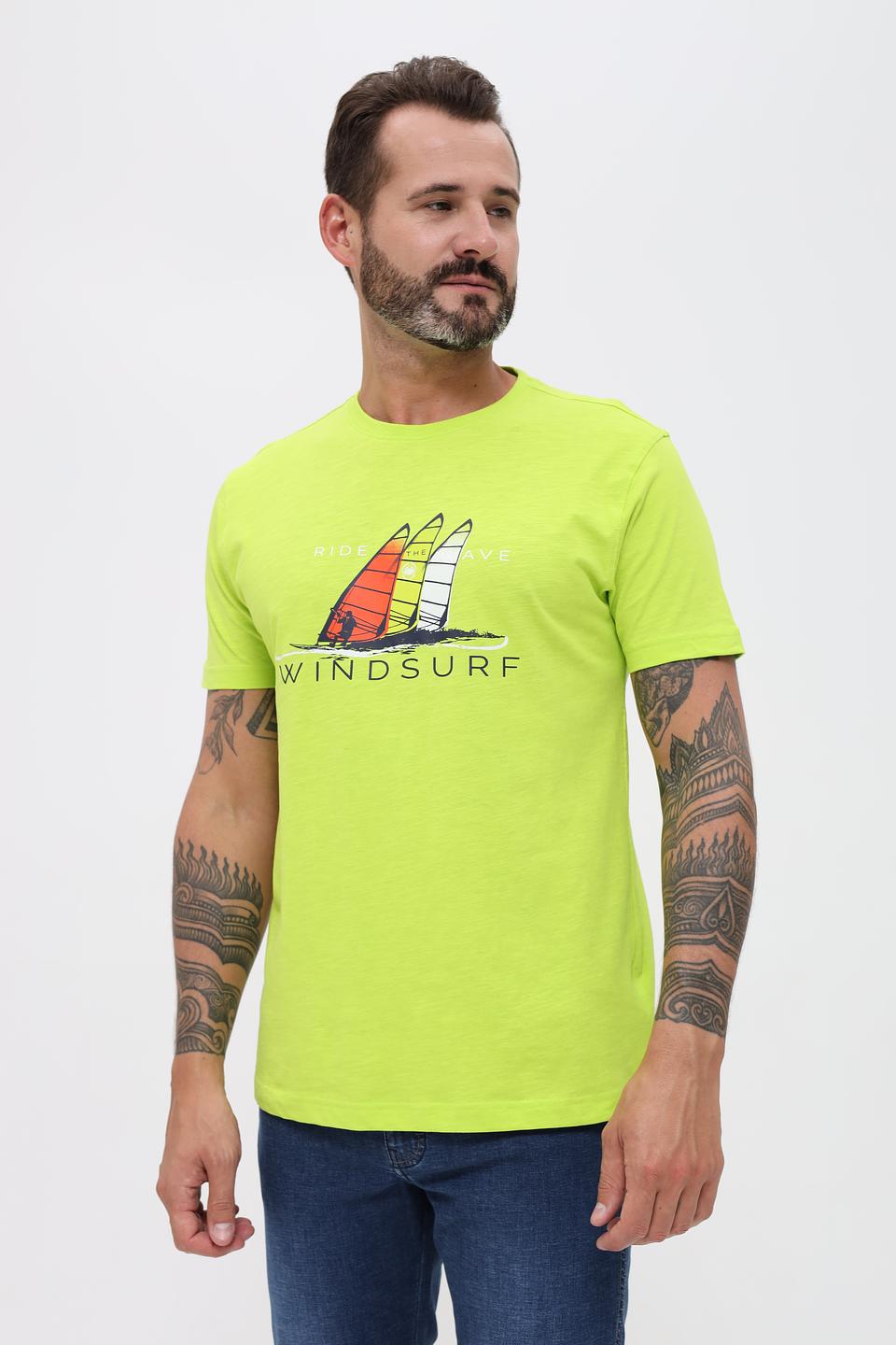 Футболка Granchio Windsurf лайм