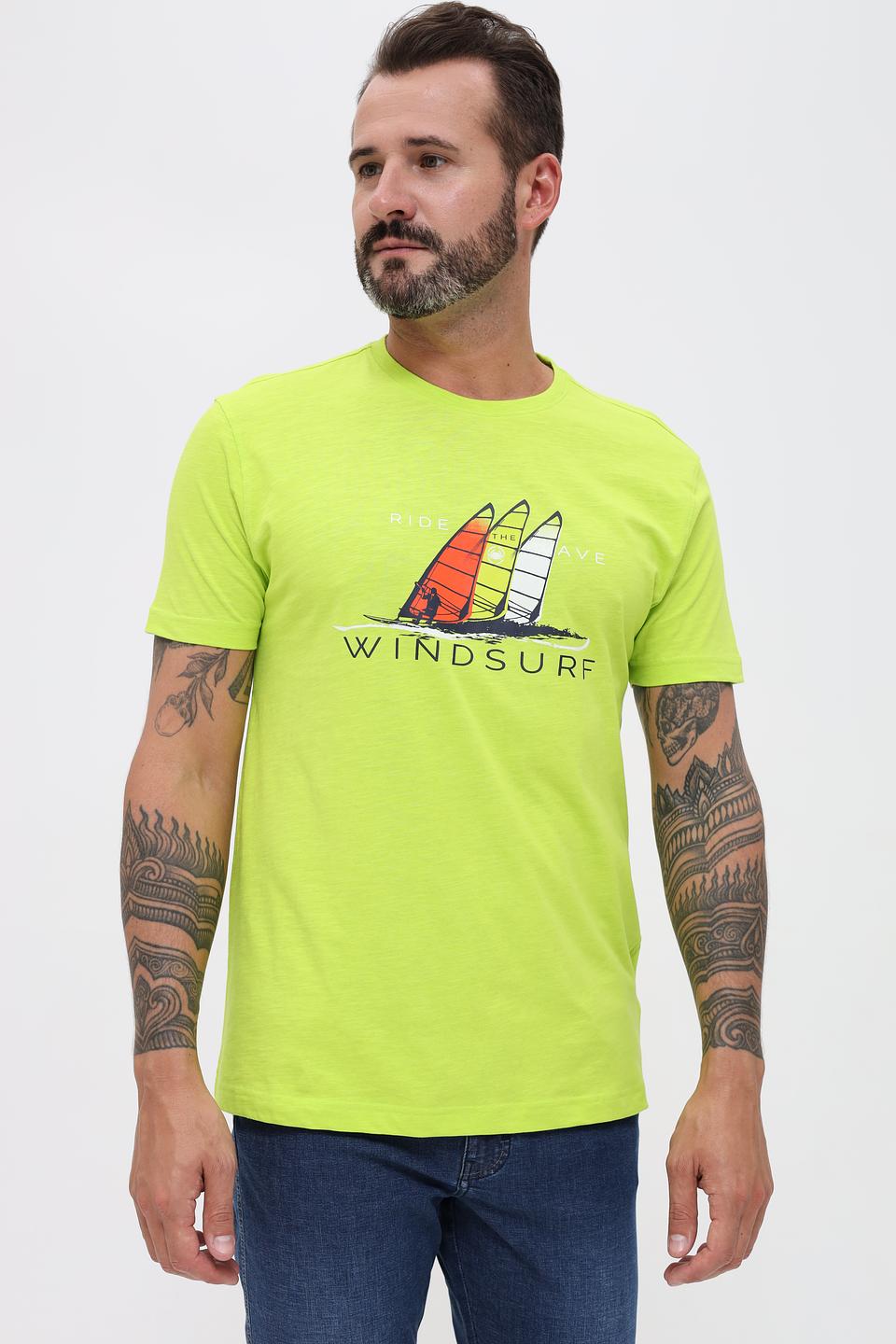 Футболка Granchio Windsurf лайм