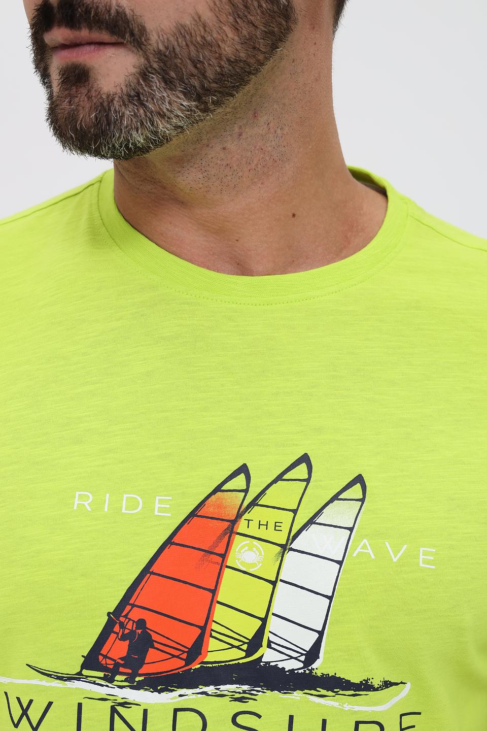 Футболка Granchio Windsurf лайм