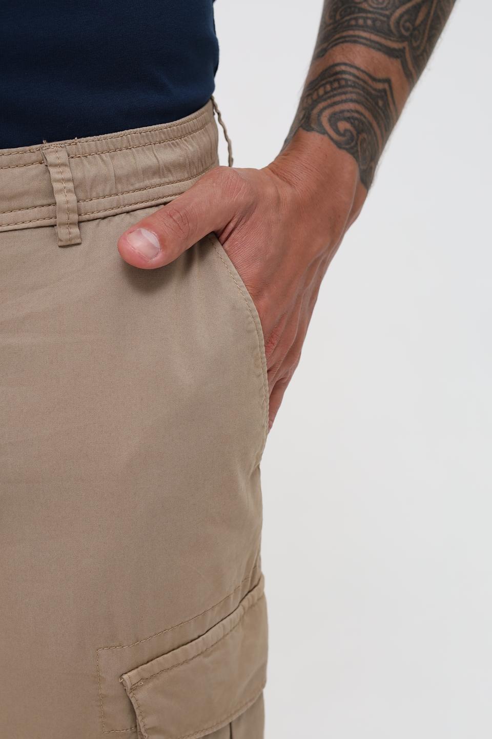 Брюки карго Bugatti бежевые