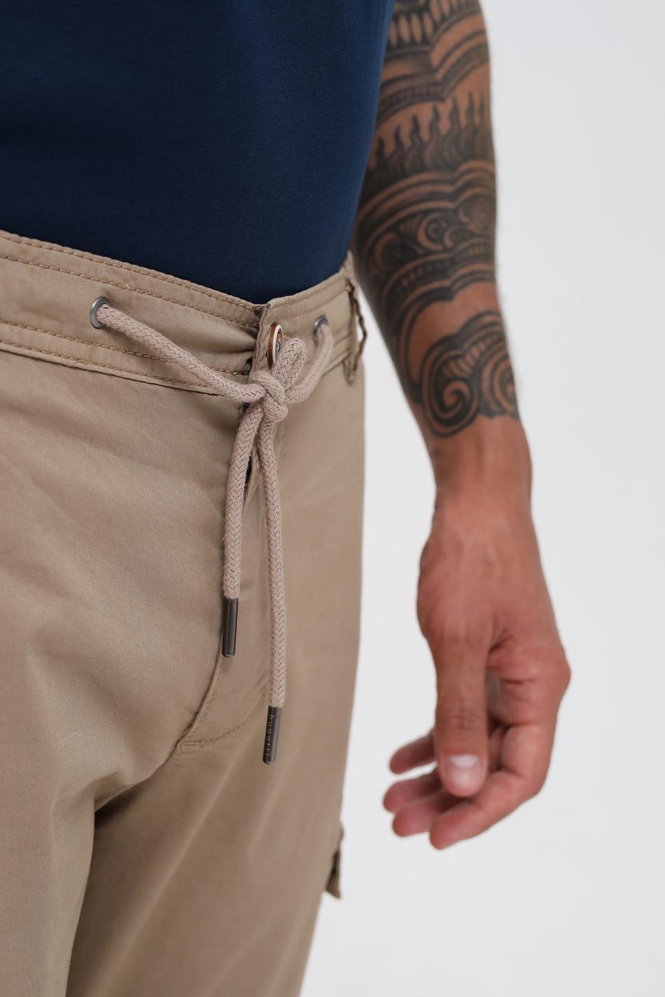 Брюки карго Bugatti бежевые