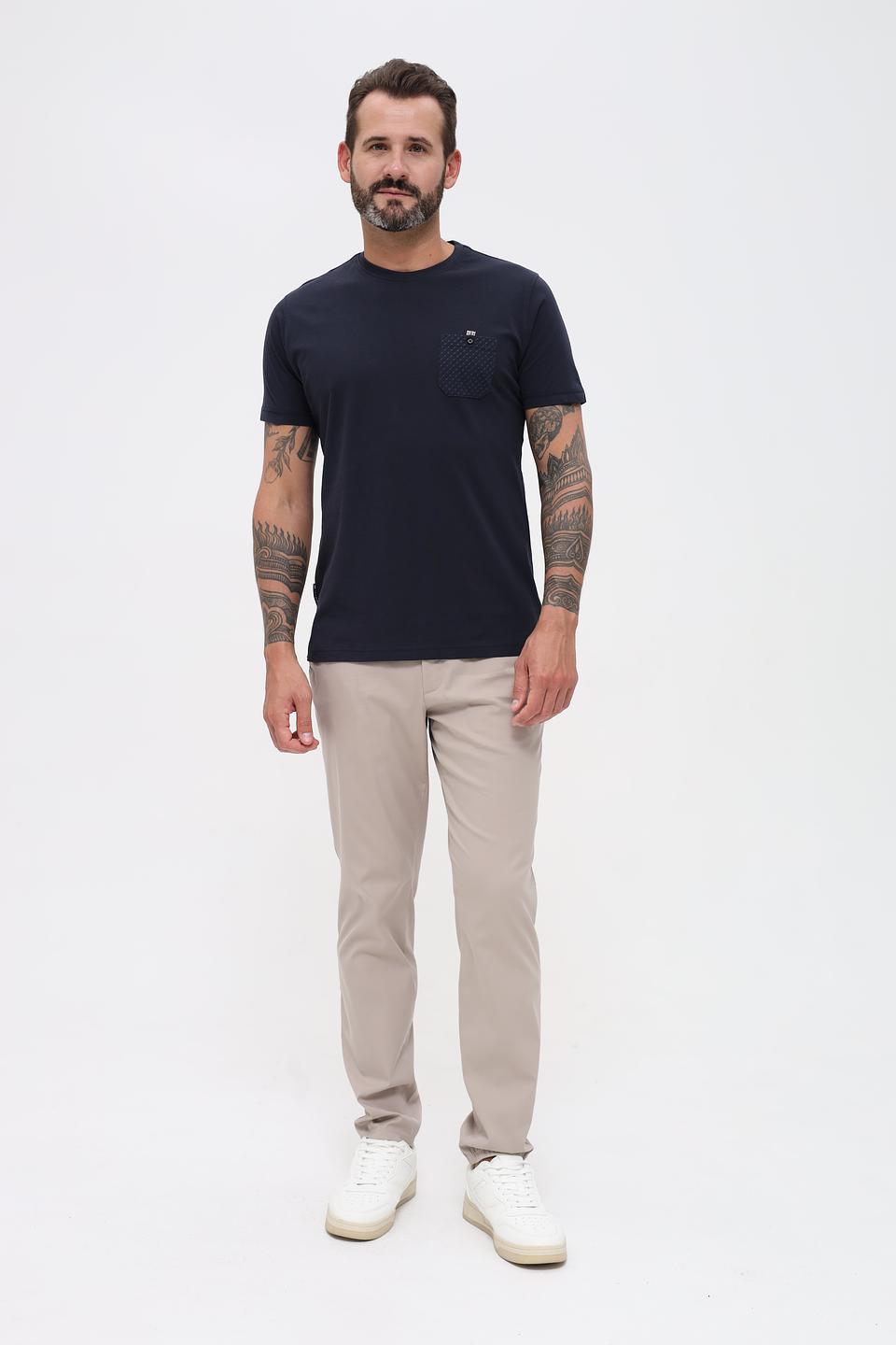 Футболка Sea Barrier с карманом тёмно-синяя