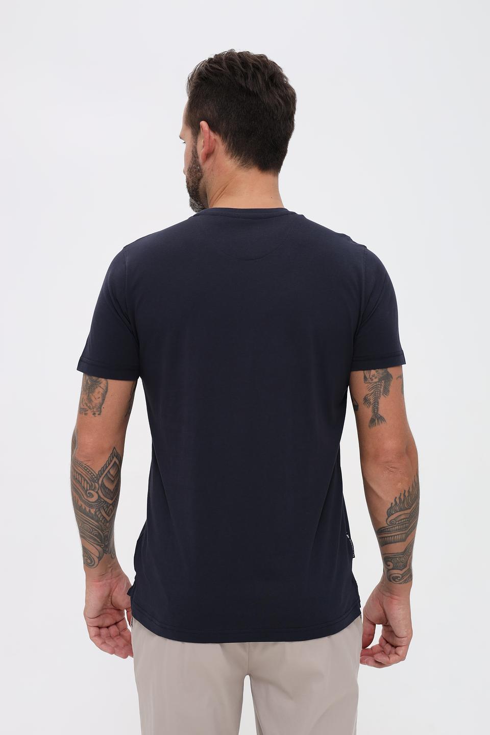 Футболка Sea Barrier с карманом тёмно-синяя