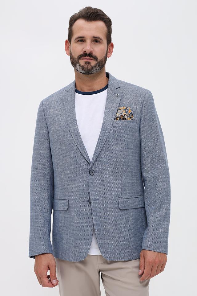 Пиджак Venti мужской голубой в клетку
