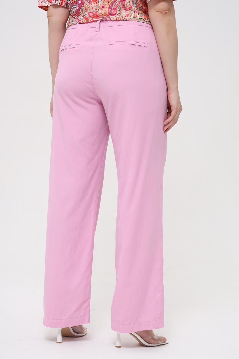 Брюки Angels прямого кроя розовые