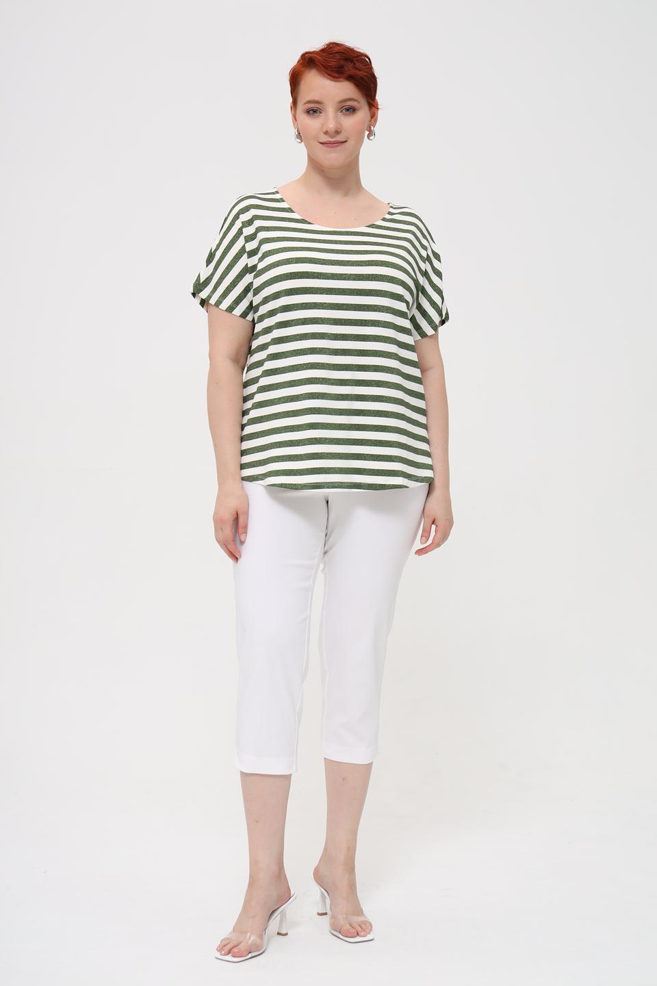 Брюки капри Via Appia белые