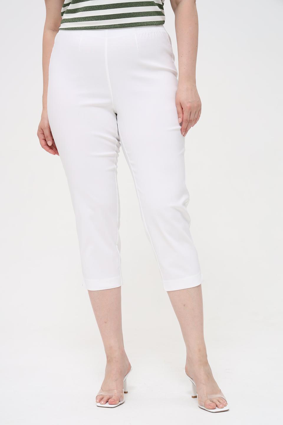 Брюки капри Via Appia белые