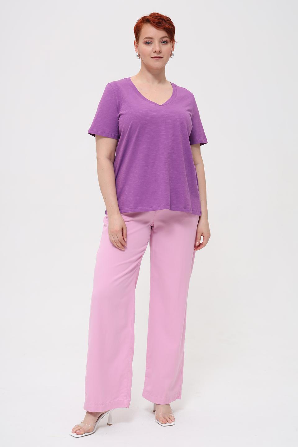 Футболка Samoon женская лиловая