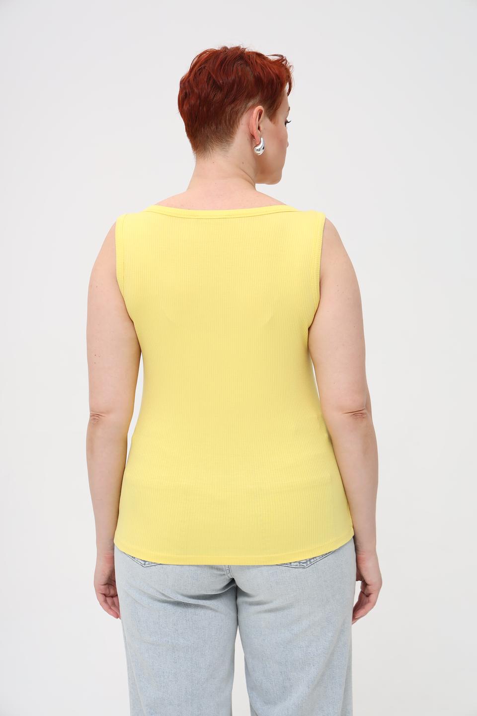 Топ Oui женский жёлтый
