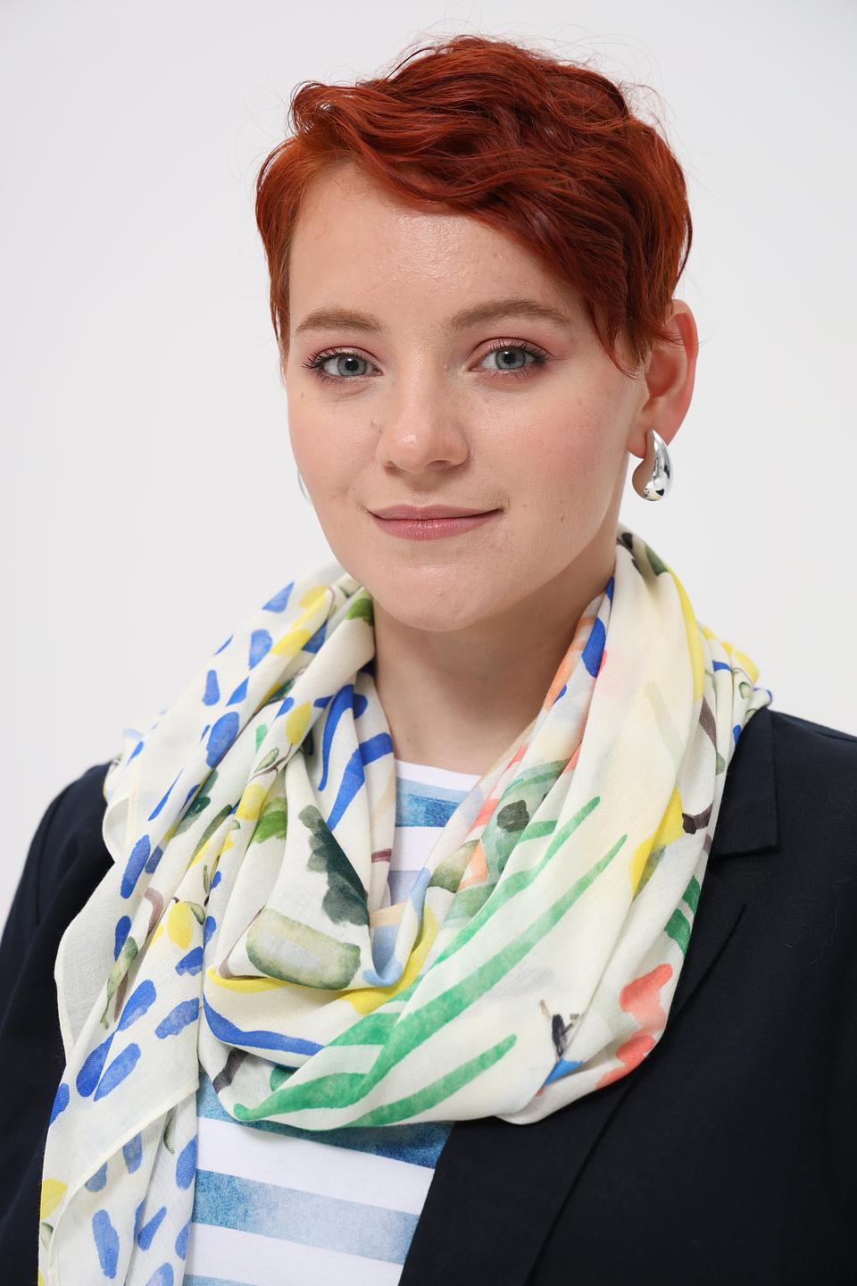 Платок Oui с цветочным принтом