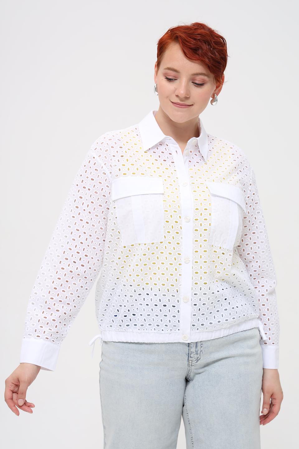 Блуза Lecomte с вышивкой