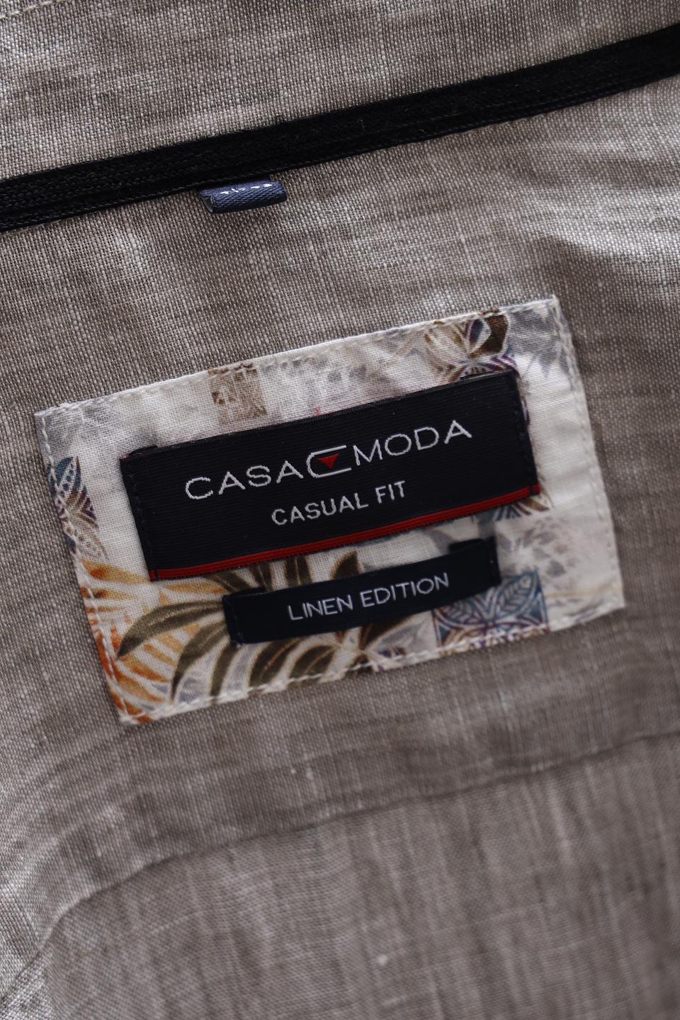 Рубашка кр Casa Moda серая