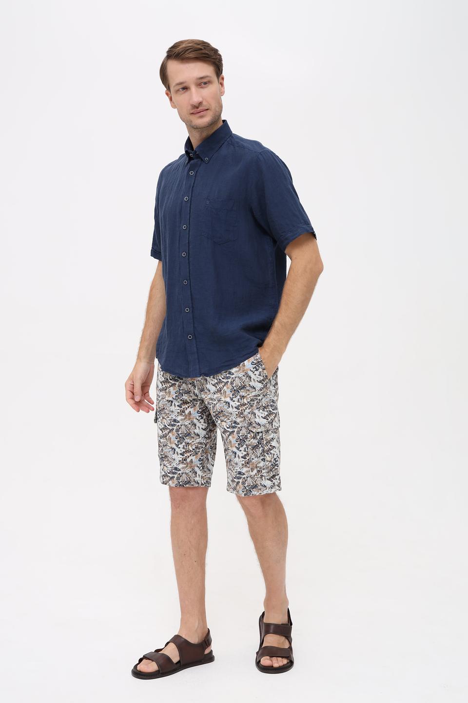 Рубашка кр Casa Moda синяя