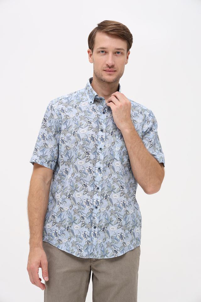 Рубашка кр Casa Moda с принтом