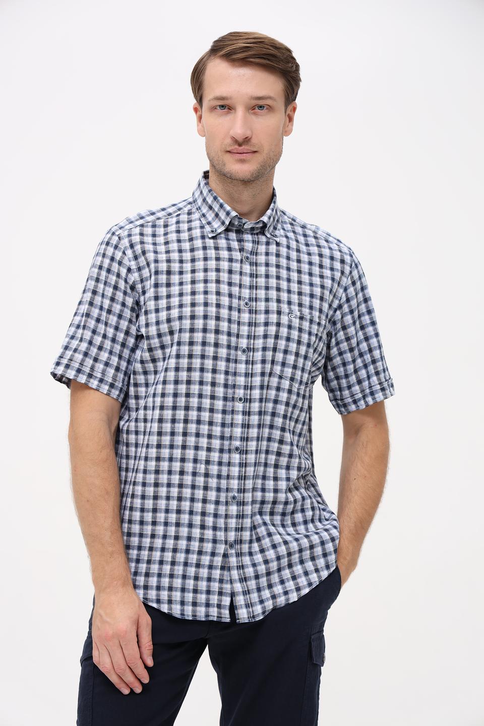 Рубашка кр Casa Moda в клетку