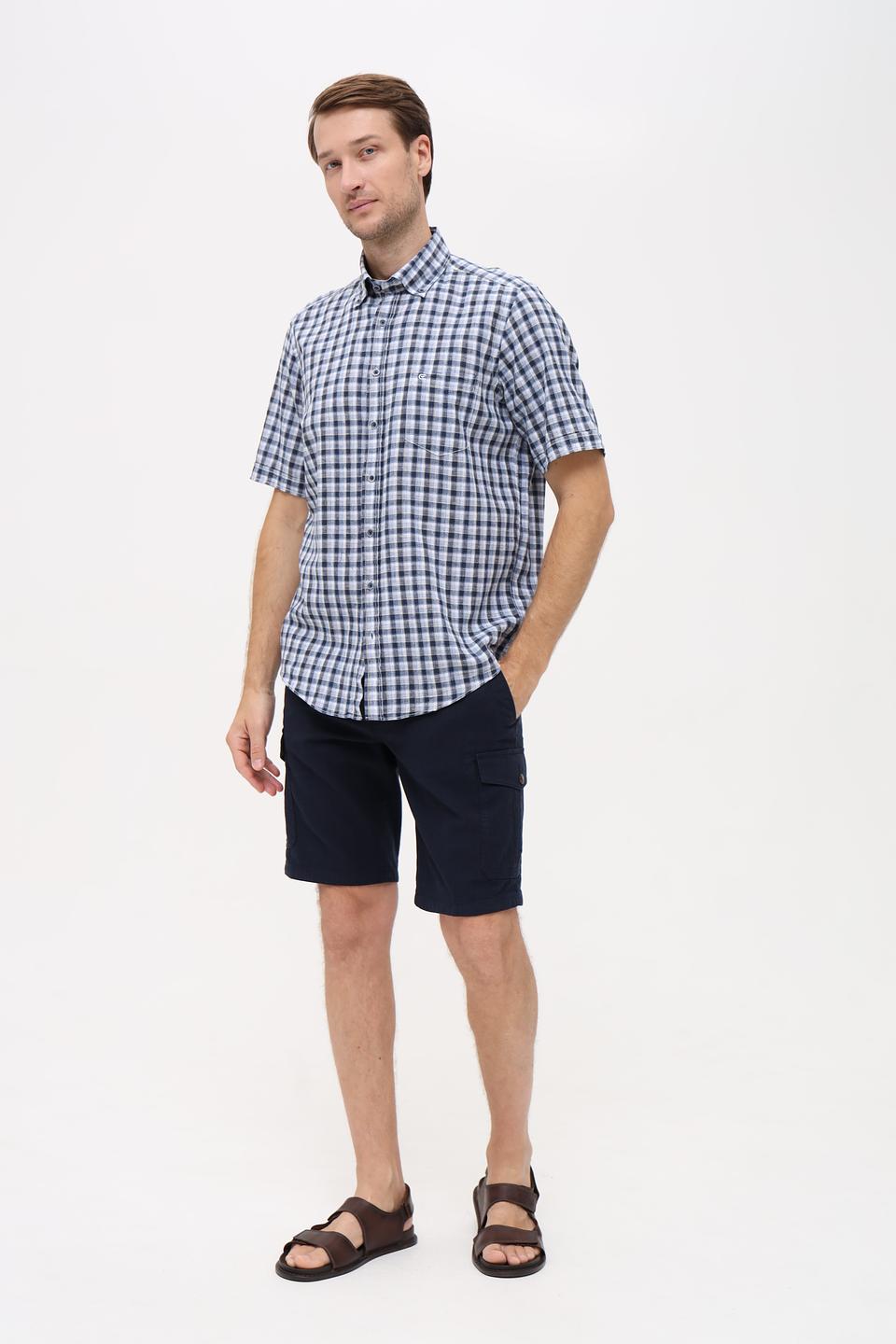 Рубашка кр Casa Moda в клетку