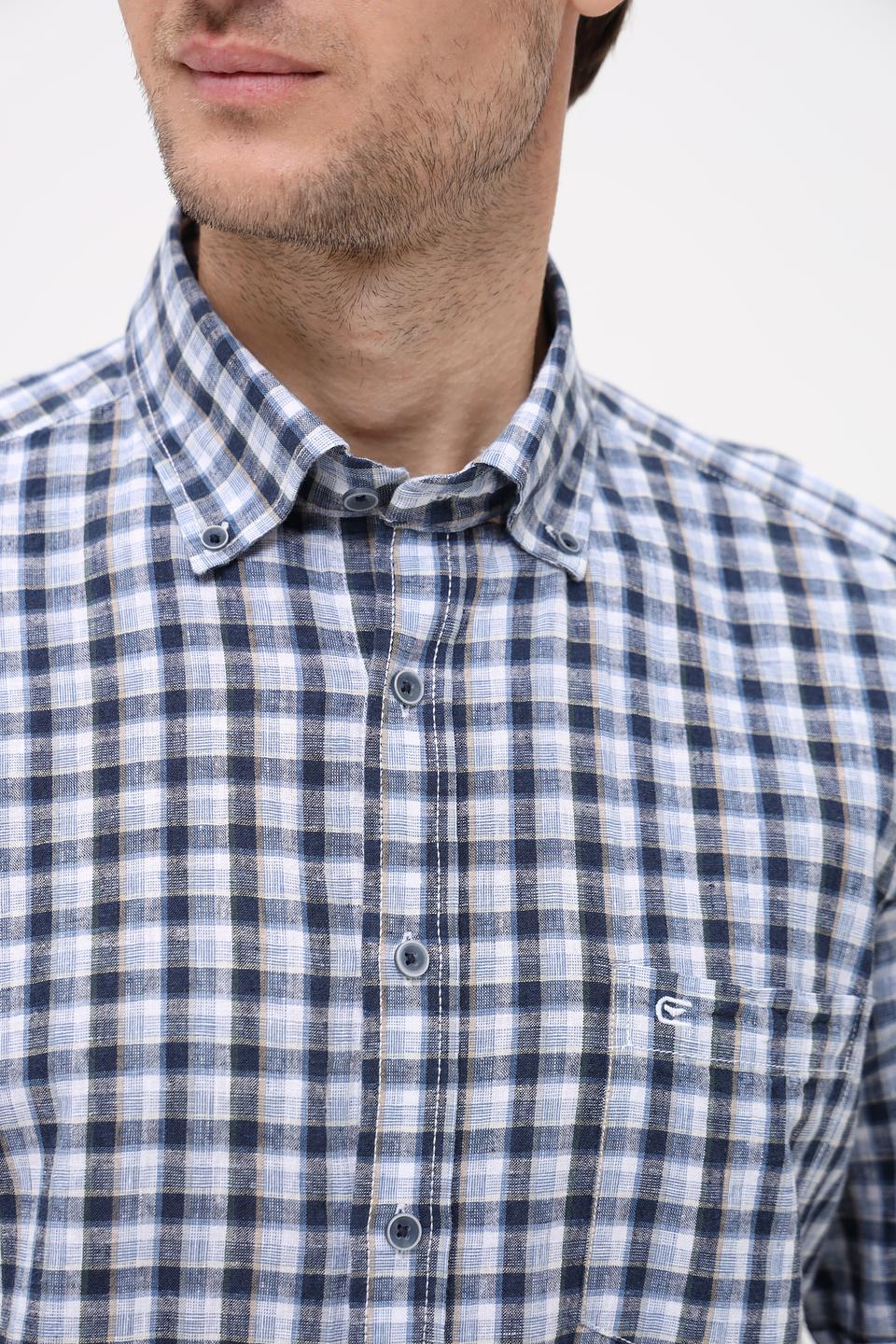 Рубашка кр Casa Moda в клетку