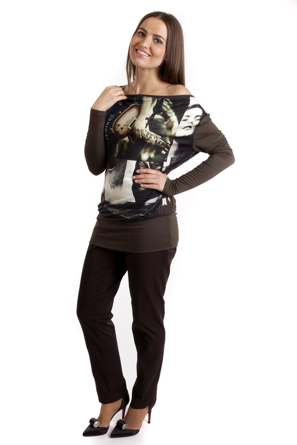 Блуза Sai-Ku с принтом