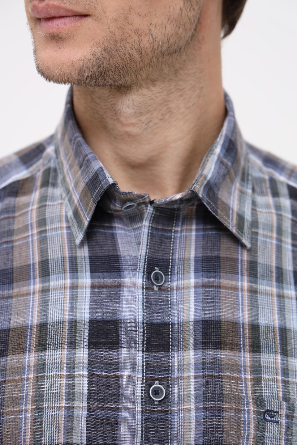 Рубашка кр Casa Moda в клетку