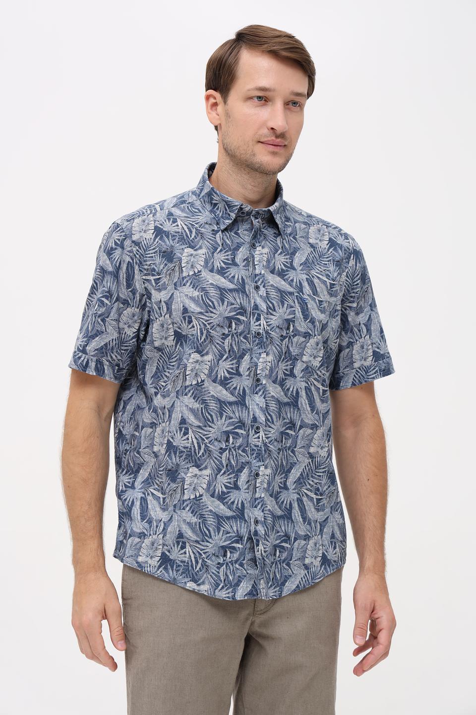 Рубашка кр Casa Moda с принтом