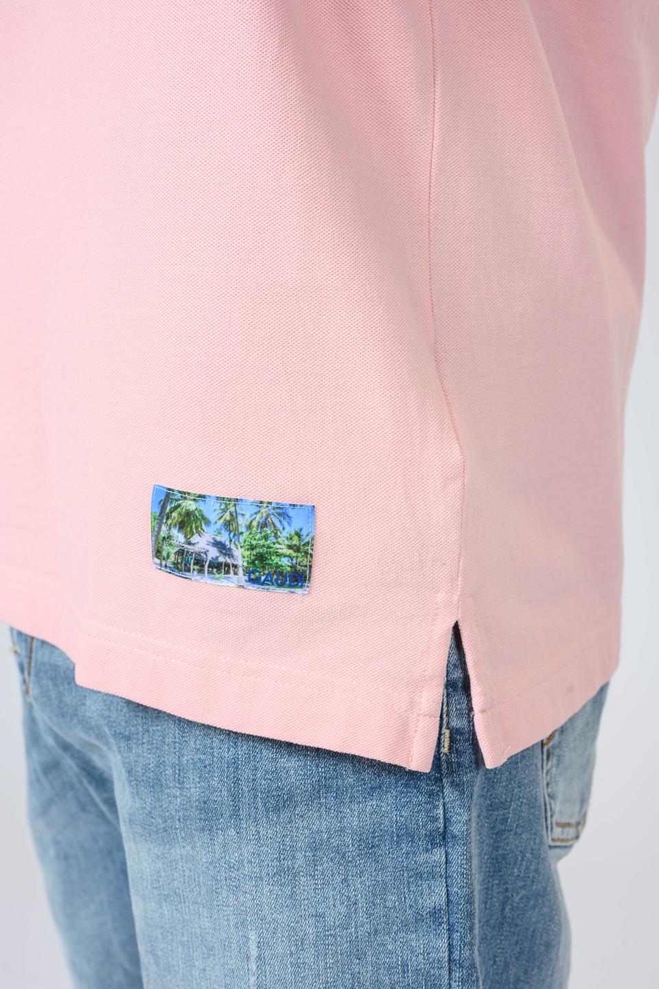 Поло Gaudi муж. розовый