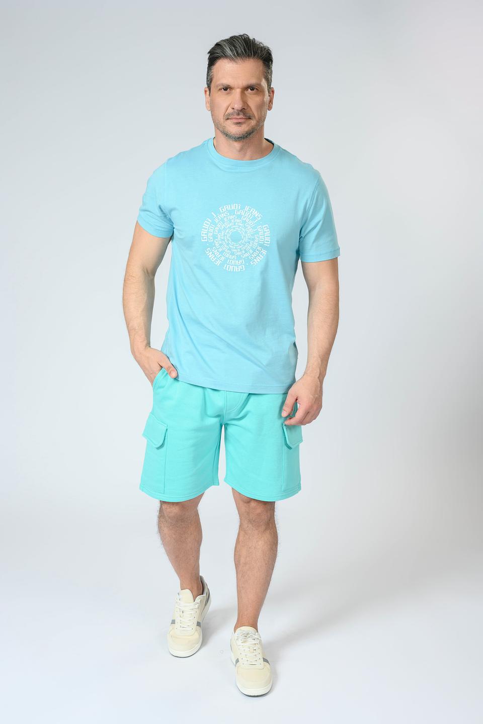 Футболка Gaudi Jeans голубая