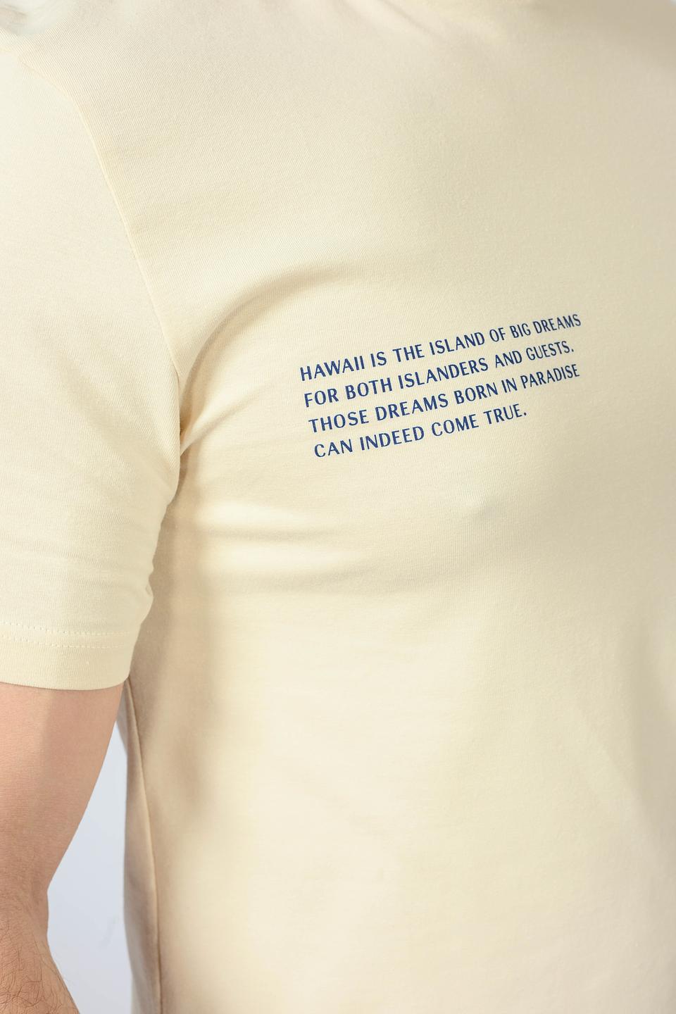 Футболка Gaudi муж. с принтом бежевый