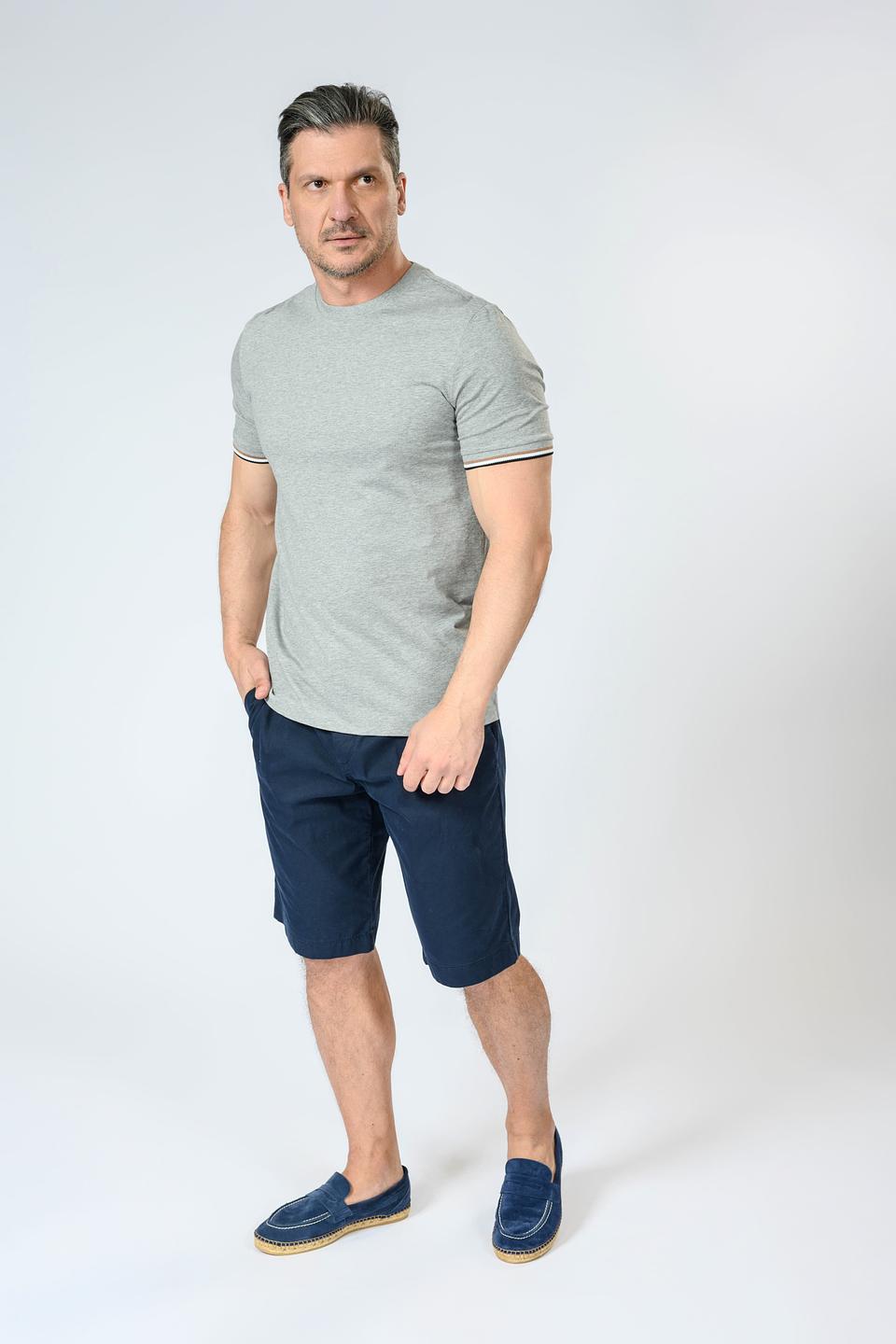 Футболка Boss Black серая с полоской