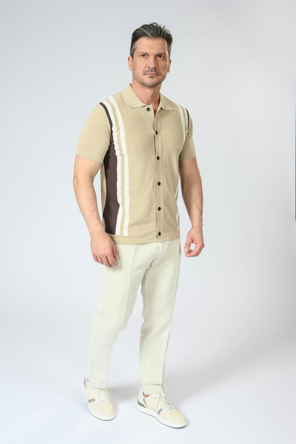 Джемпер Liu-Jo муж. с полосками бежевый