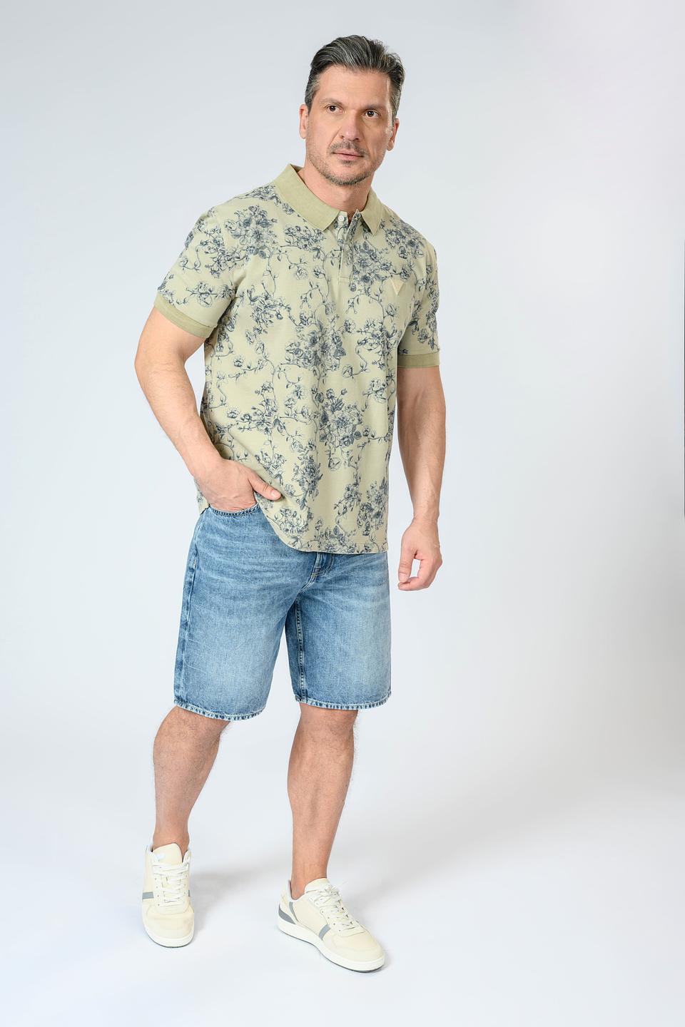 Поло Guess с цветочным принтом