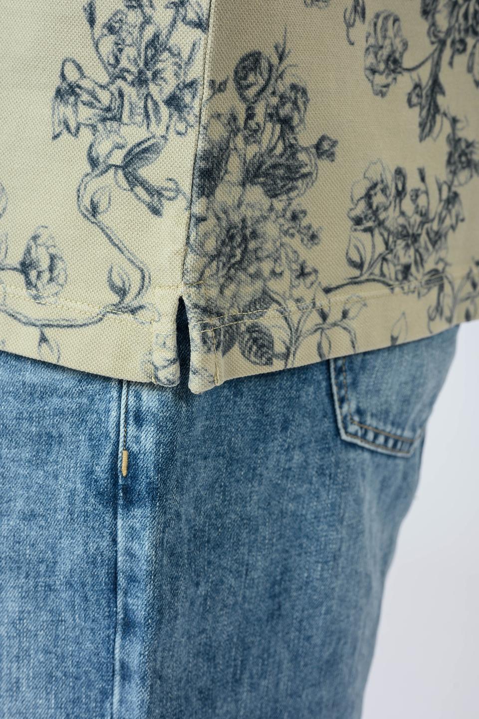 Поло Guess с цветочным принтом