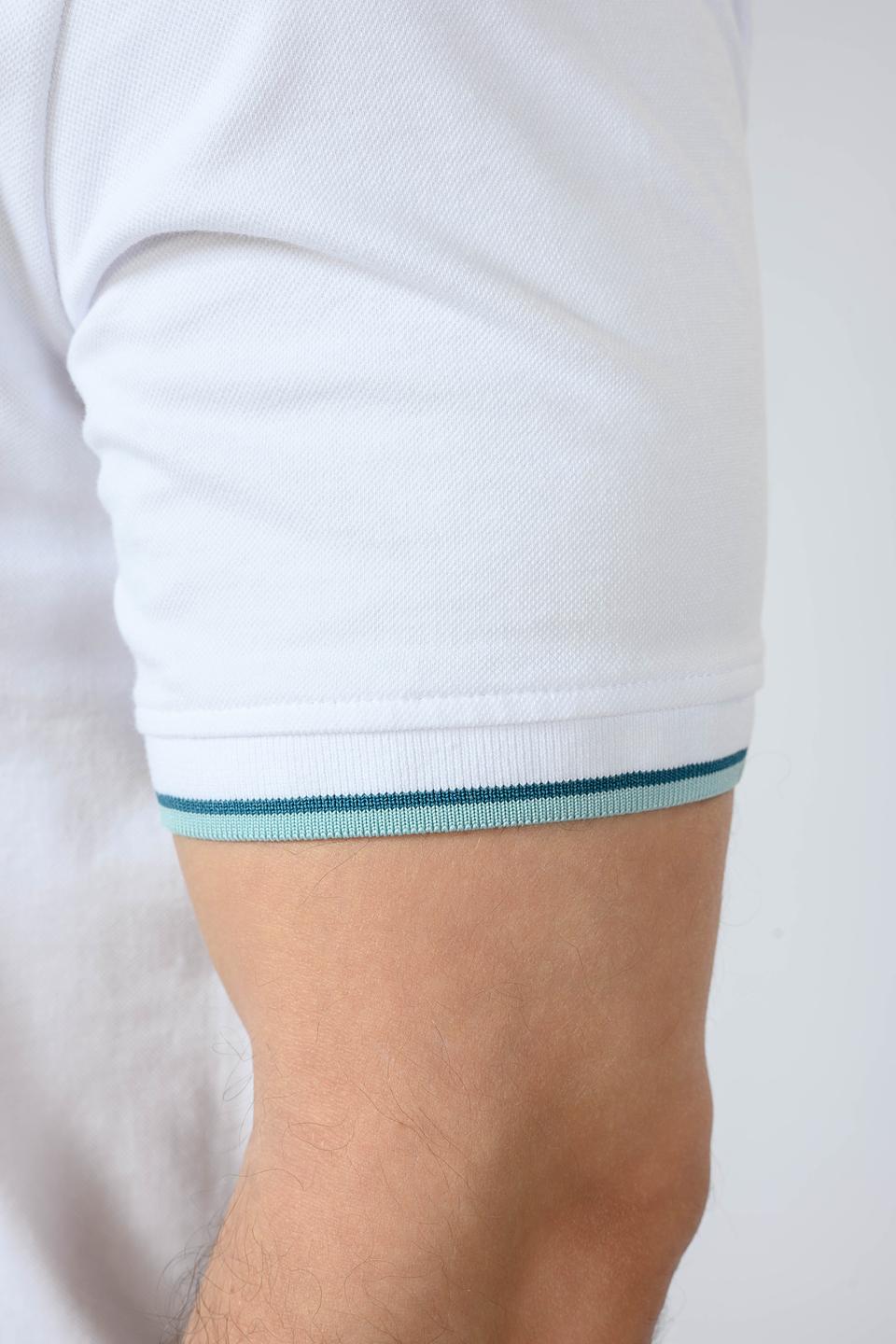 Поло Guess муж. белое с отделкой