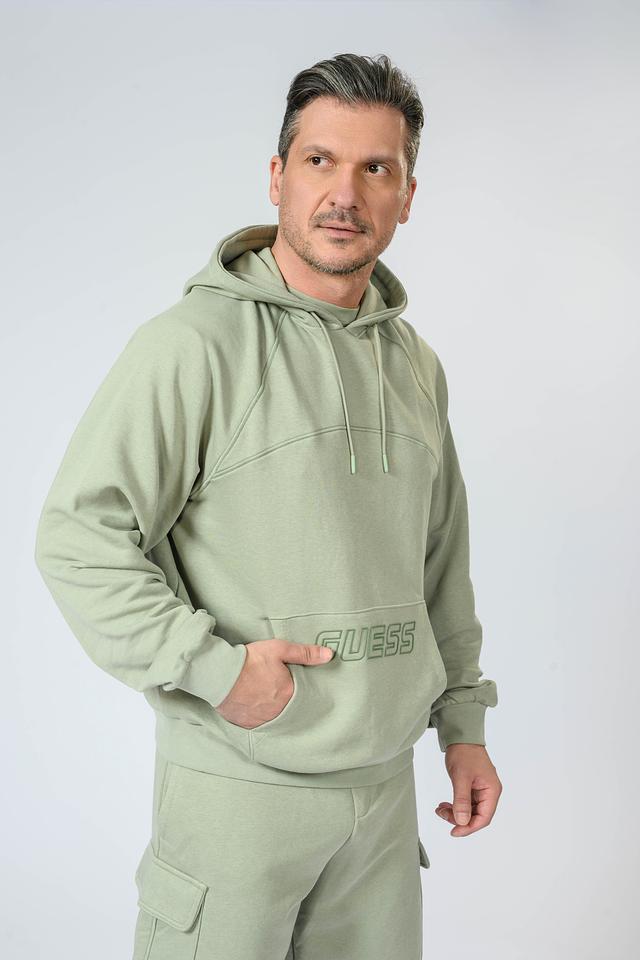 Толстовка Guess муж. хаки