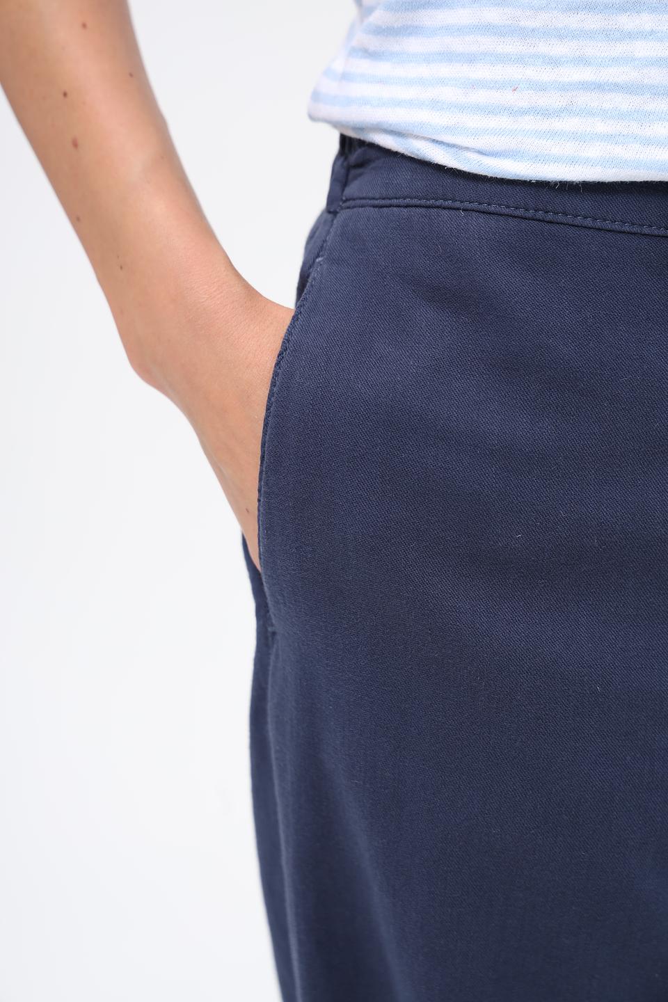 Брюки Angels прямого кроя синие