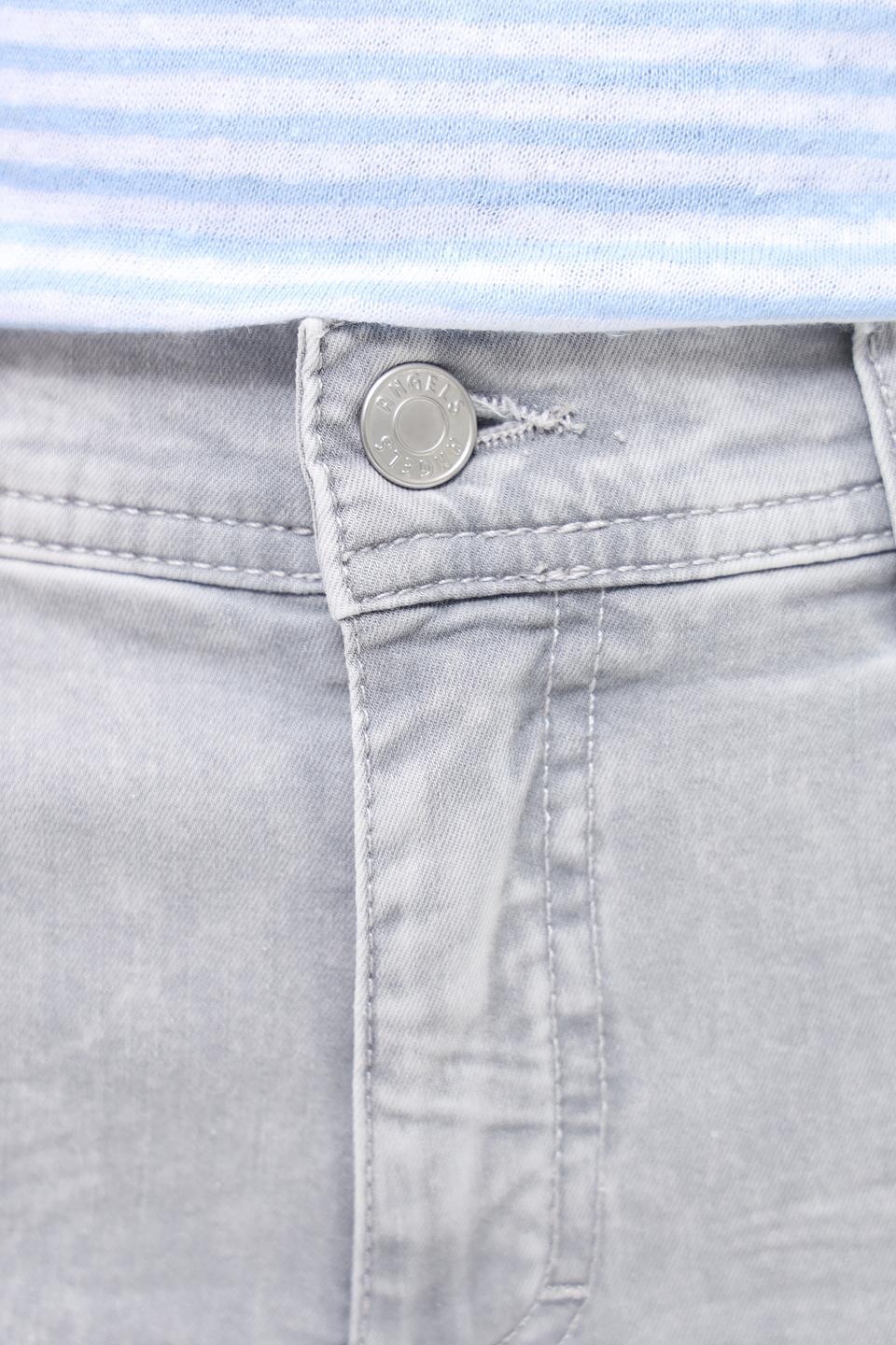 Джинсы Angels серый с необработанным краем